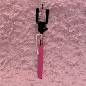 Pink Selfie Stick- Cable Take Pole